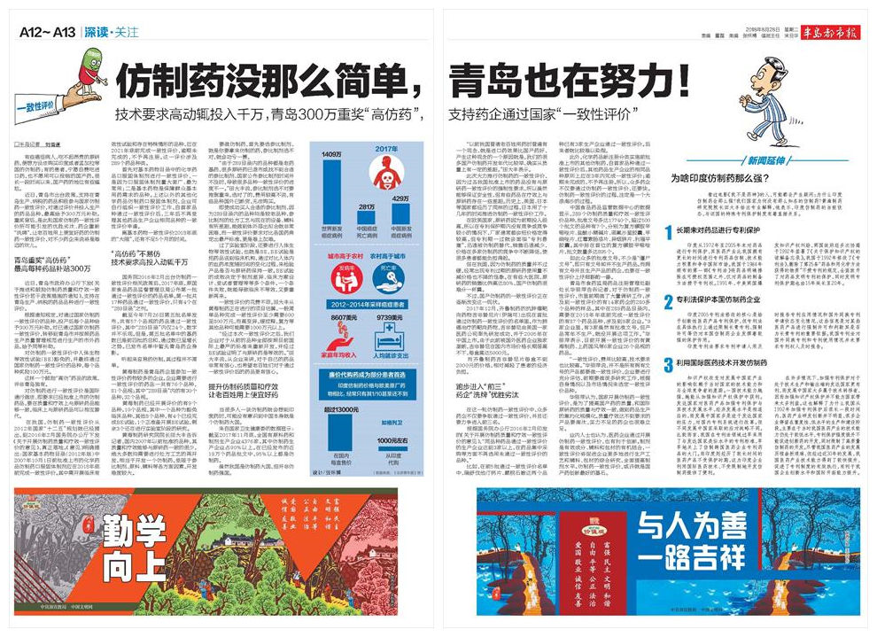 深读 | 仿制药没那么简单,青岛将300万重奖“高仿药”