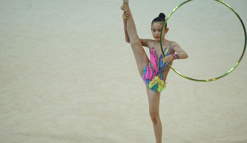 省运会艺术体操开赛 首个比赛日青岛夺两金一银