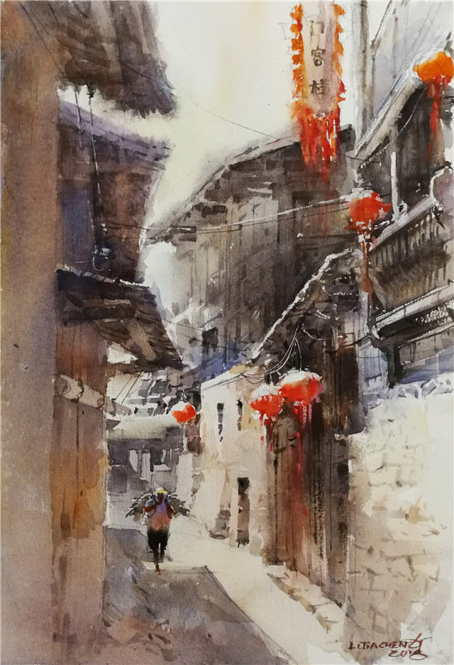 【回澜阁】李家成水彩意境