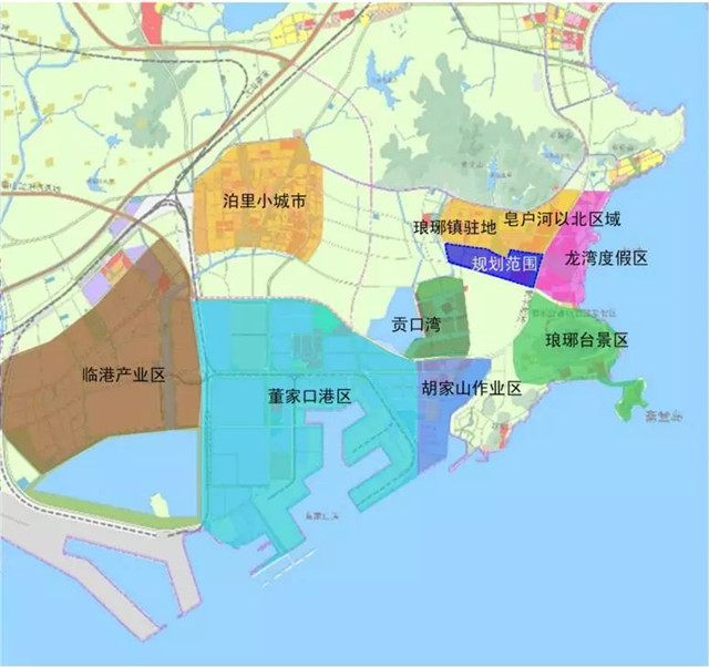 区域位置分析图 来源:青岛西海岸新区官方网站