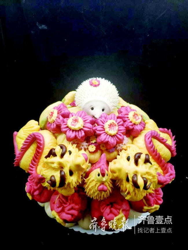 好吃又好看!老工艺+新技术 山东大馒头销全国