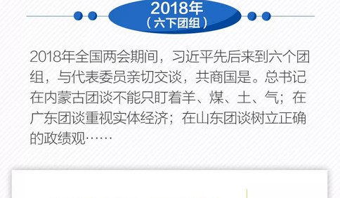 過去6年全國兩會習近平36次下團組，一張長圖共同回顧