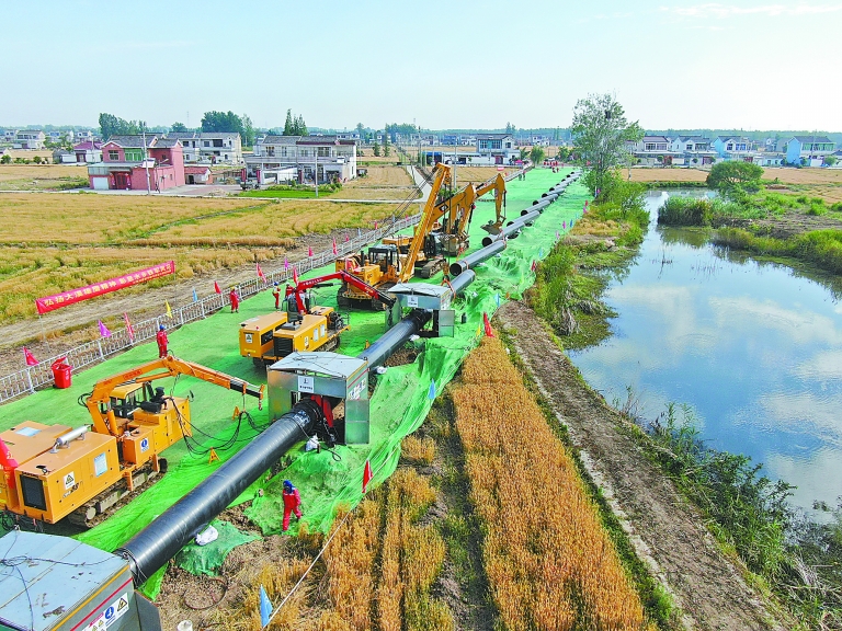 青岛南京输气管道工程开工预计明年10月底贯通达到供气条件