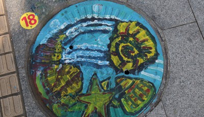 排水井蓋彩繪公益活動作品18