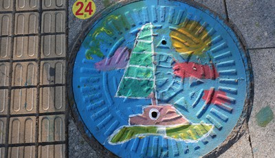 排水井蓋彩繪公益活動作品24