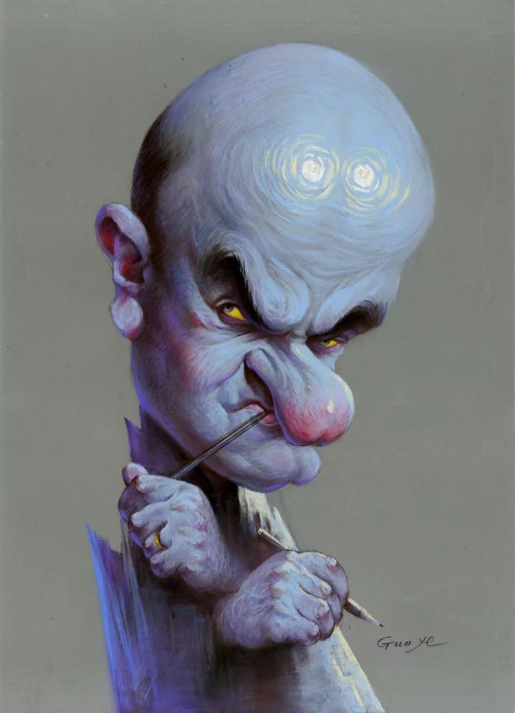 每一张面孔 都藏着非同寻常的故事 漫画名家郭冶肖像作品欣赏 半岛网