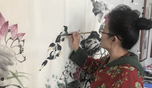 當代知名女畫家王雪玲藝術作品賞析