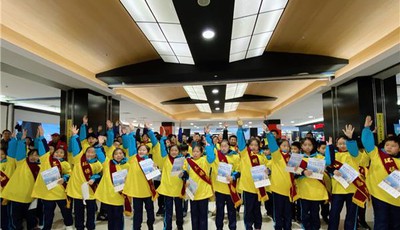 青岛市生态环境局开展“禁放烟花爆竹 呵护岛城蓝天”主题宣传活动