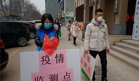 長江路街道帶動千家萬戶,織緊織密疫情防控網絡