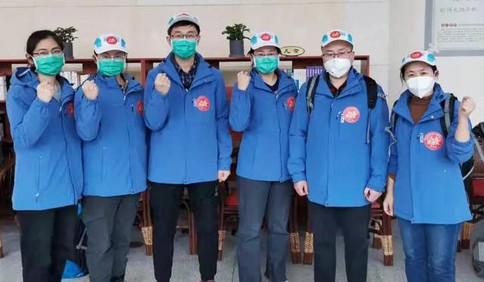 濰坊市人民醫院第二批援助湖北醫療隊抵達黃岡，結束培訓后將進入醫院展開工作