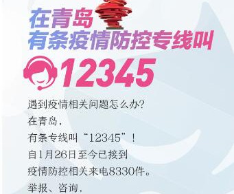 H5|在青岛，有条疫情防控专线叫12345