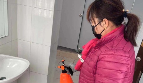 這就是山東丨濰坊園林環衛田松英：堅守防疫第一線 為社會筑起安全防線