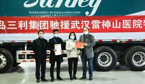 100余萬元的供水設(shè)備馳援武漢，城陽交警構(gòu)筑“綠色通道”