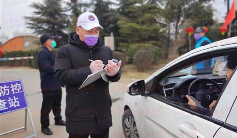 城阳傅家埠社区：个体小老板傅江冲向战“疫”一线