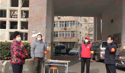 八大峽街道多方發力  筑牢開放小區的“防疫墻”
