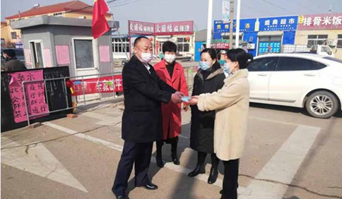 即墨區(qū)大信鎮(zhèn)各級(jí)人大代表助力疫情防控阻擊戰(zhàn)
