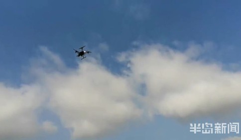 天空飄來五個字：趕快回家去！防控宣傳“神器”——無人機上場