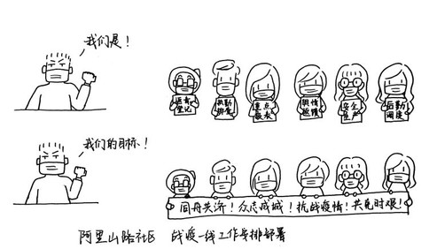 青島90后女孩手繪漫畫，傳遞抗“疫”正能量