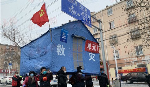市北區開平路街道“五大戰役” 筑牢“生命防護線”