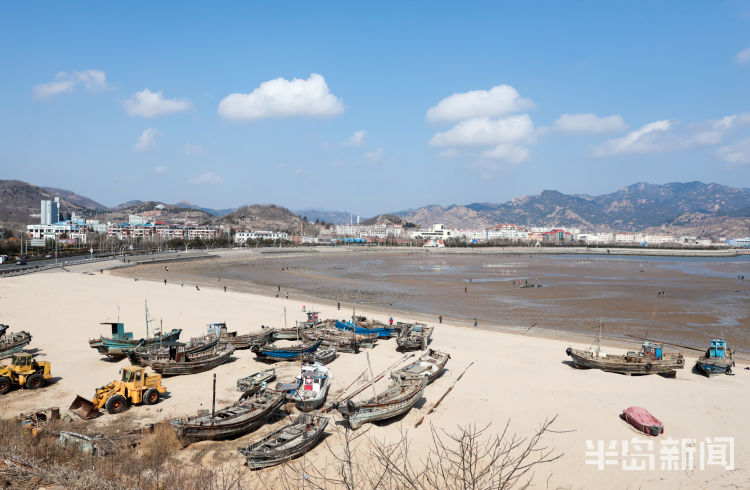 沙子口湾山海风光