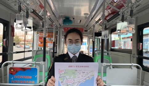 青岛交运温馨巴士送上赏花路线图  坐上公交去赏花吧