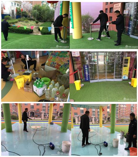 「诸城市」诸城市金色童年幼儿园举行开学前疫情防控演练