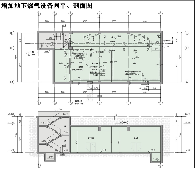燃气设备：西海岸嘉陵江东路北住宅项目规划变更：增加地下燃气设备间