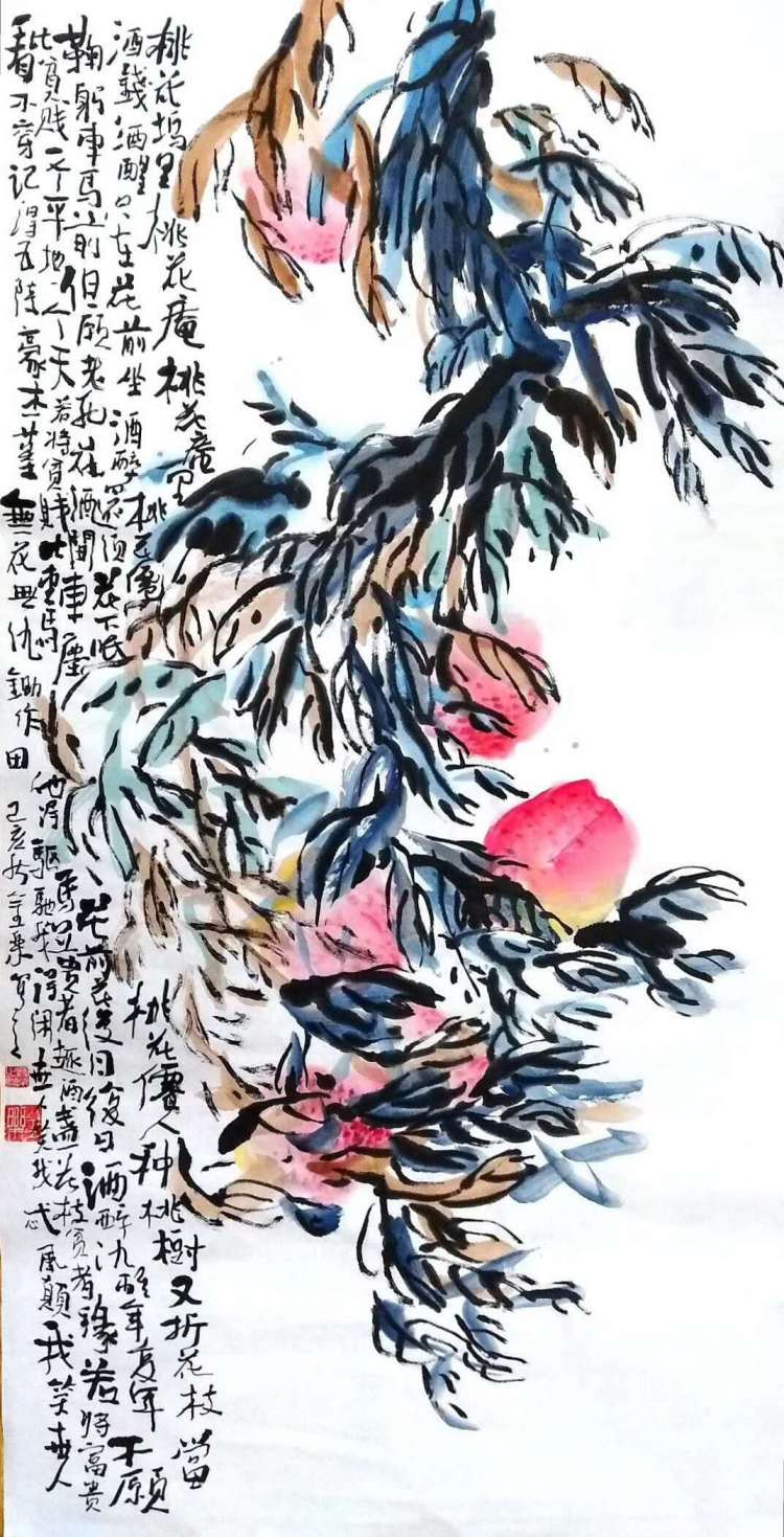 洗尽■铅华洗尽偶然天成 金乐国画作品欣赏之一