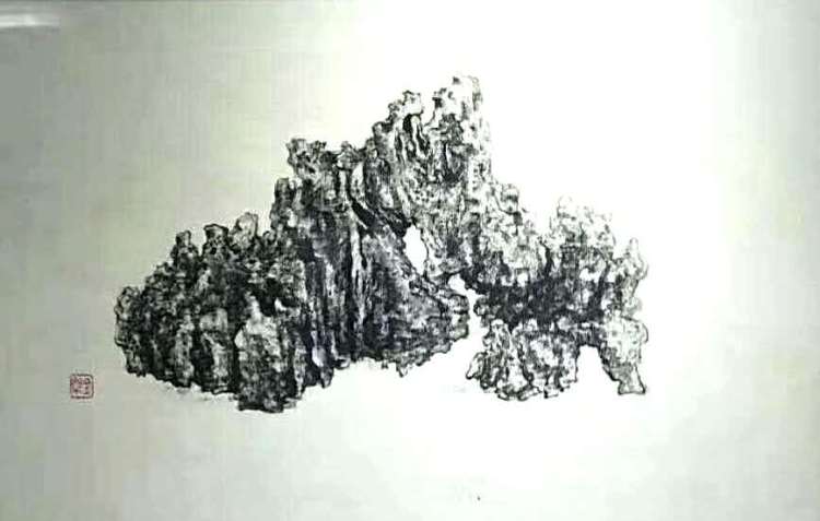 洗尽■铅华洗尽偶然天成 金乐国画作品欣赏之一