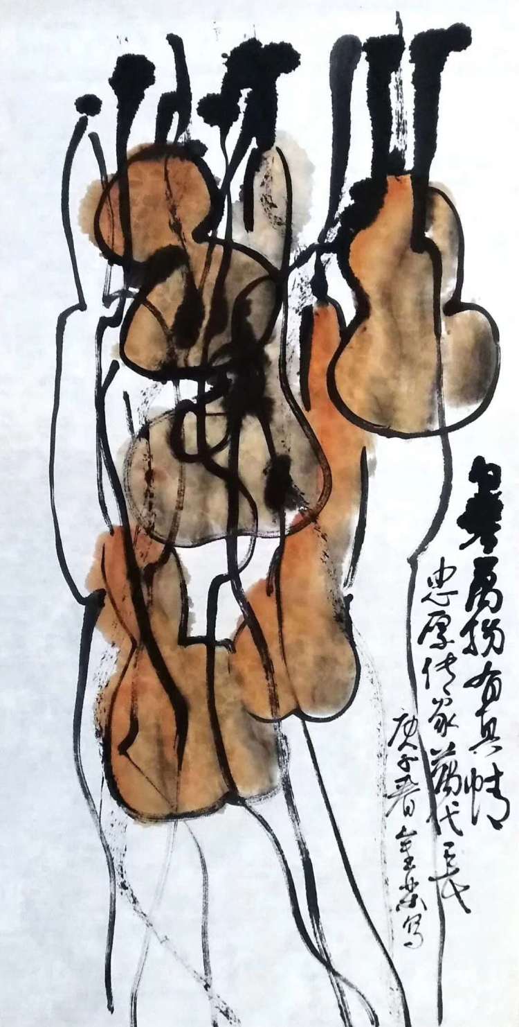 洗尽■铅华洗尽偶然天成 金乐国画作品欣赏之一