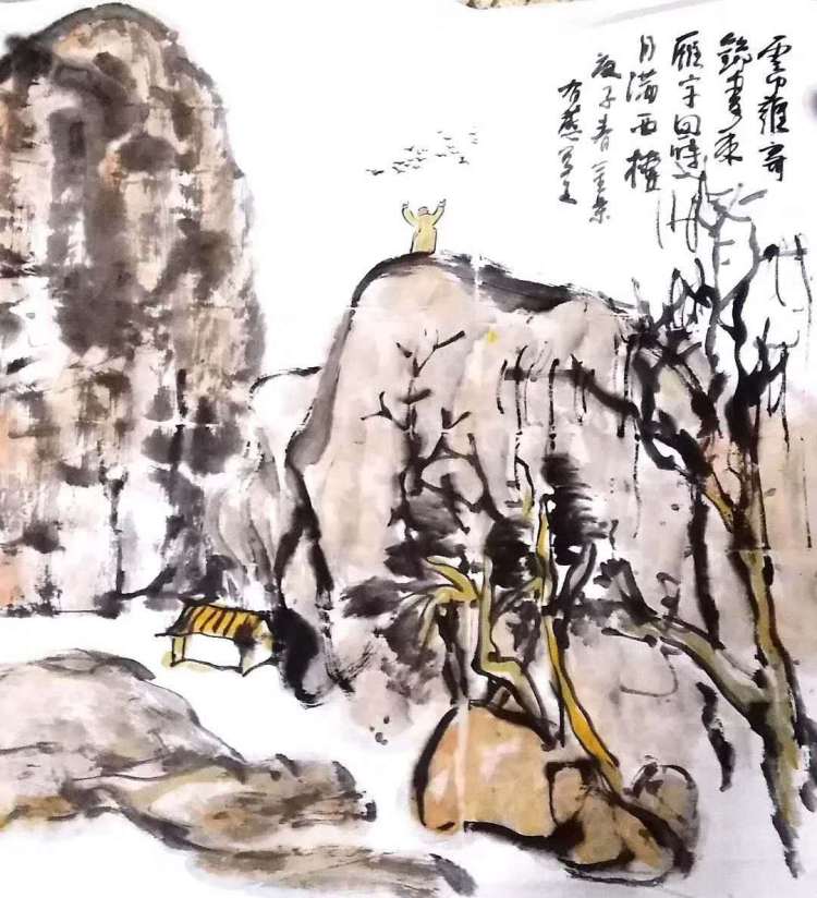 洗尽■铅华洗尽偶然天成 金乐国画作品欣赏之一