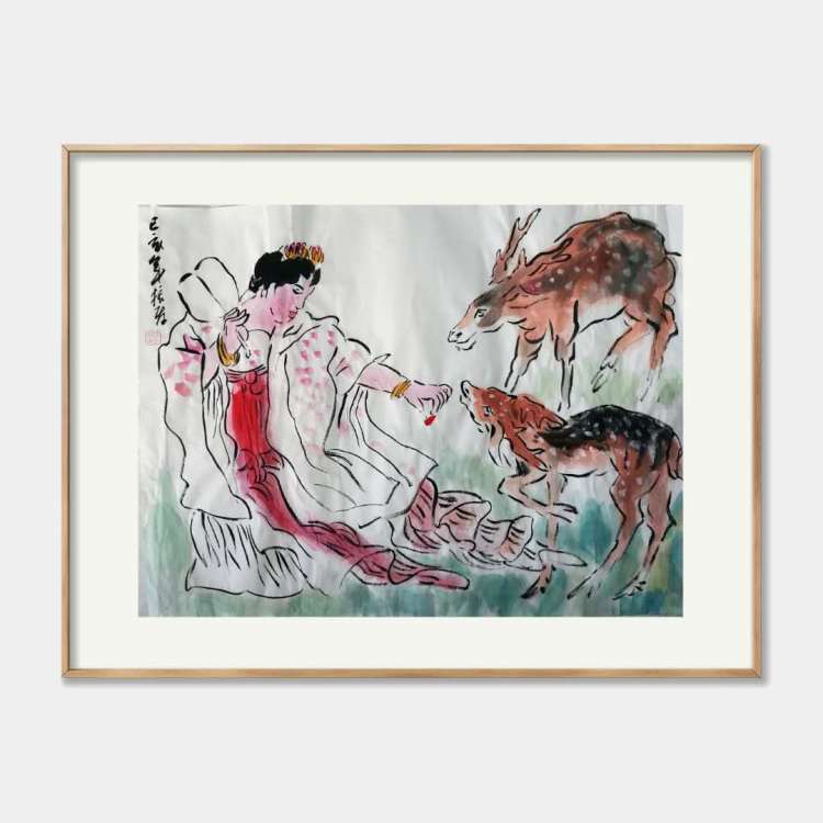 「徐振孝」笔法精到形神兼备 徐振孝人物画欣赏之一