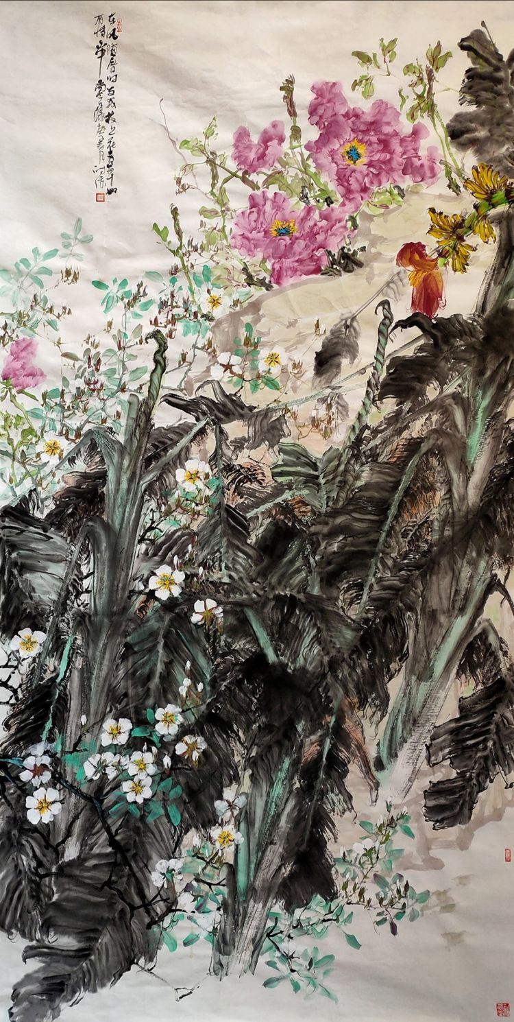 #谢添#外师造化中得心源 谢添国画作品欣赏