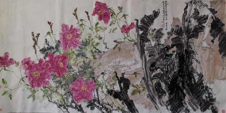 #谢添#外师造化中得心源 谢添国画作品欣赏