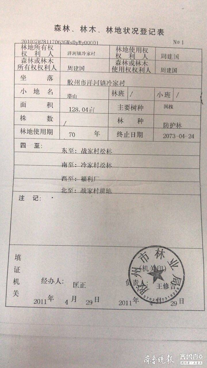65：签65年才干12年 胶州洋河镇冷家庄村垦荒合同未到期遭村委“喊停”