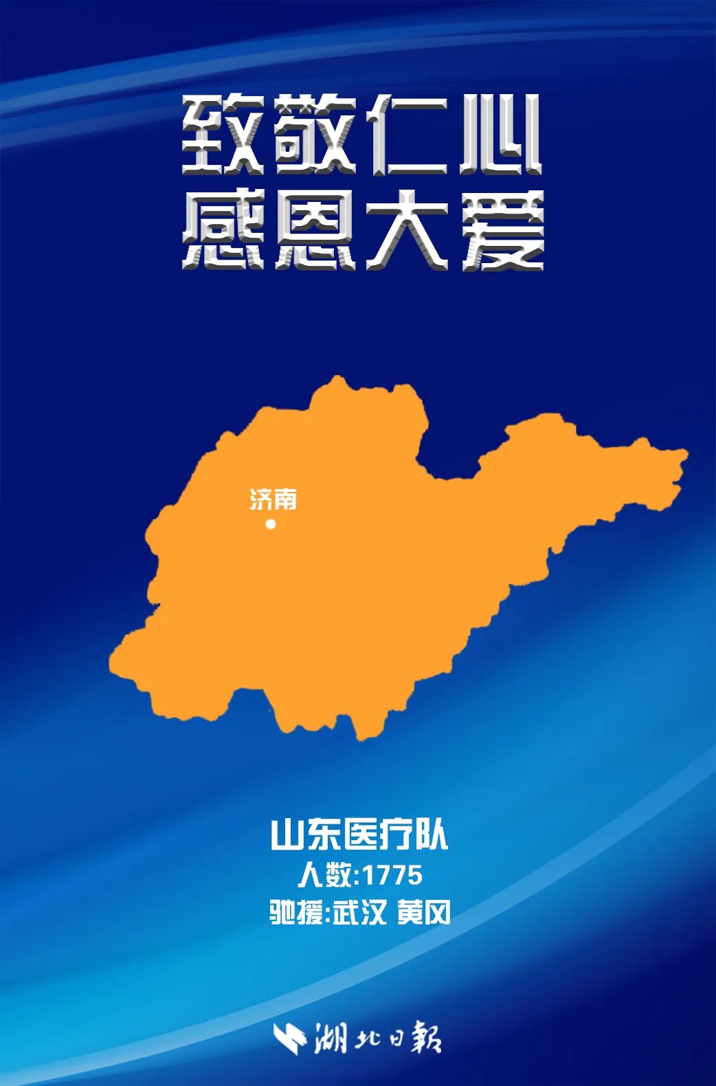 义薄云天：致敬人心：黄河泰山义薄云天 同心抗疫鲁鄂一家