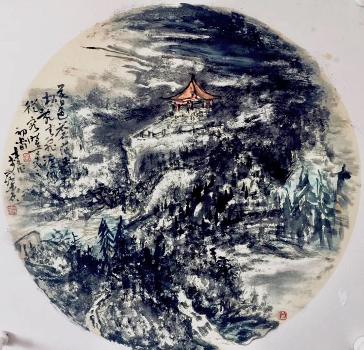 「自然天成」崔士文书画欣赏（之四）：翰墨丹青 自然天成