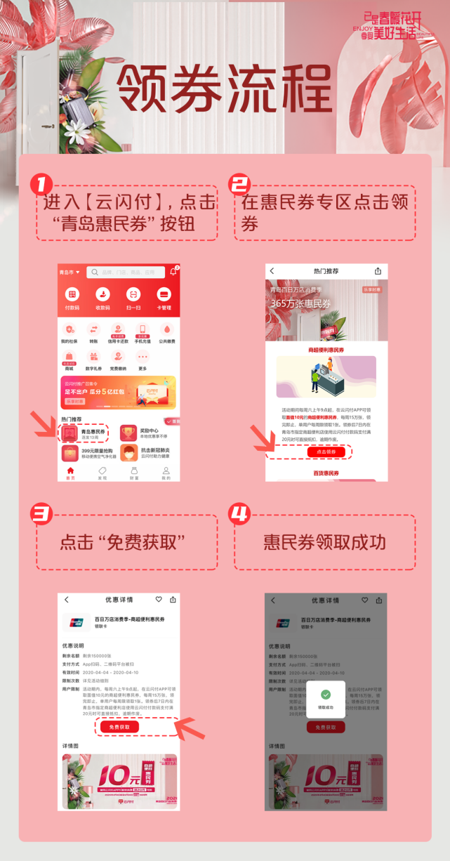 『』四月四日起青岛将发放365万张惠民券 还有你关心的相关问题都在这里