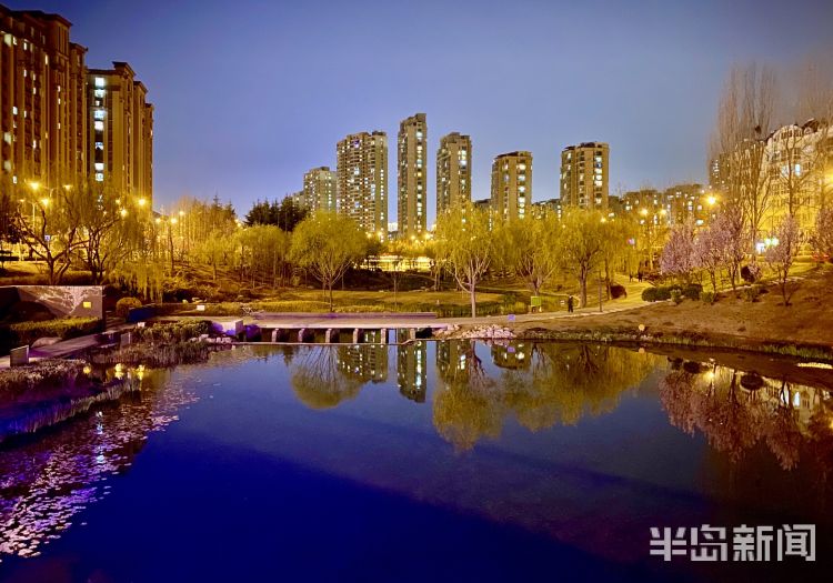 『李村河』灯光摇曳繁花似锦 夜游李村河看不一样的美景
