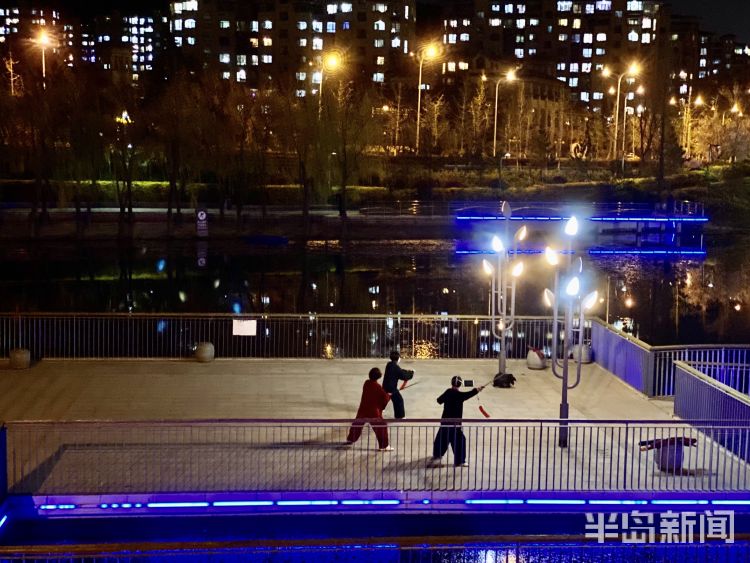 『李村河』灯光摇曳繁花似锦 夜游李村河看不一样的美景