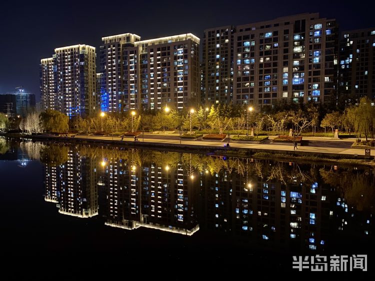 『李村河』灯光摇曳繁花似锦 夜游李村河看不一样的美景