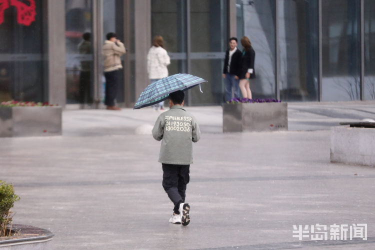 「突至」一场春雨突如其来 青岛市民措手不及