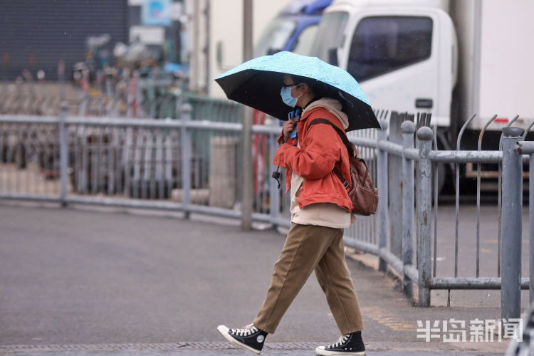 「突至」一场春雨突如其来 青岛市民措手不及