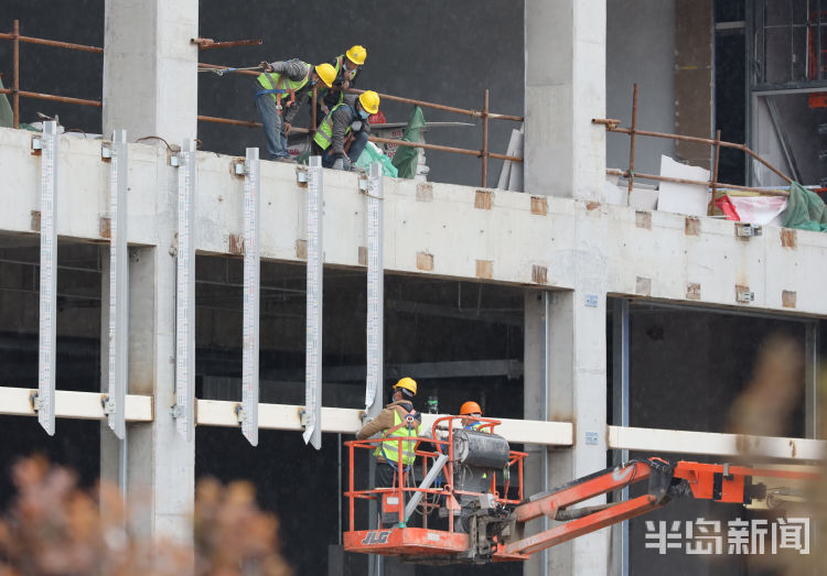 纳客■青岛宜家：蓝色“大盒子”已建成 开门纳客又近一步