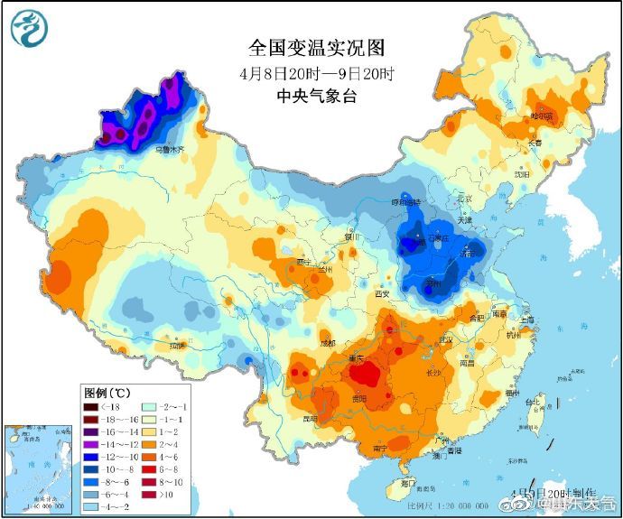 「10」4月10日青岛内陆地区最低3℃还有阵雨 杨柳飞絮将进入高发期注意防护