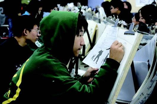 六段@一场书法考试录六段视频 山东高校保障云艺考公平