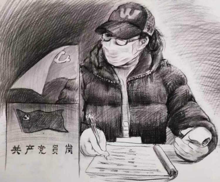 崂山区：青岛大学美术学院同学们致敬金家岭逆行者 我们有“画”说