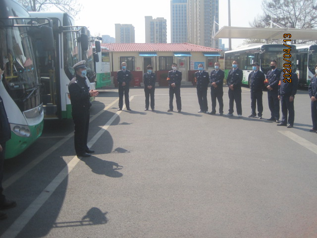 「警企」市北交警走进崂山巴士第五分公司 警企携手助力复工复产复学