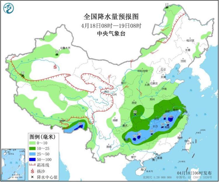 18：山东这个周末雨淅沥 4月18日青岛全市最高温22℃