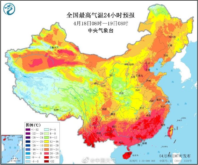 18：山东这个周末雨淅沥 4月18日青岛全市最高温22℃